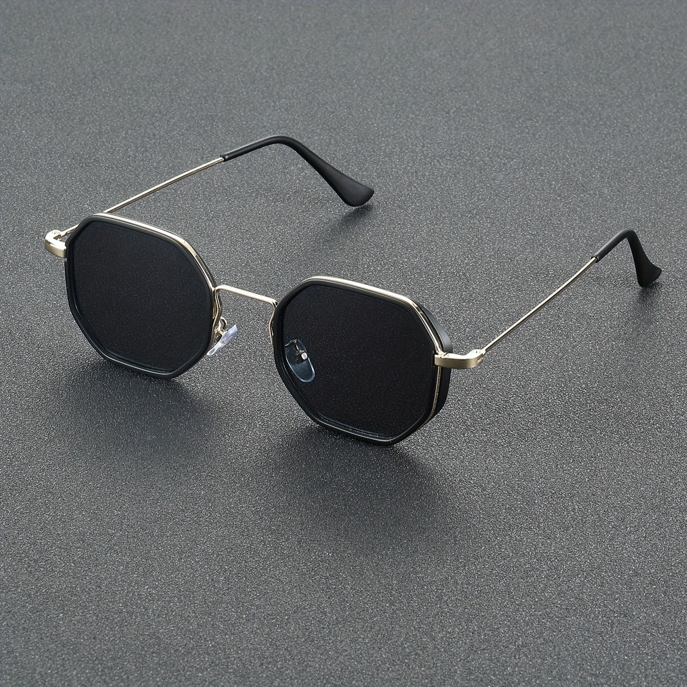 1 Pair Men'S Classic Retro Elegant Fashion Glasses, Casual Style Copper Alloy Frame with PC Polycarbonate Lenses, Decorative Everyday Wear for Hiking and Leisure